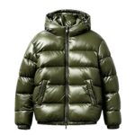 Mens Winter Cotton-padded Coat With Hood