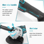 125mm Angle Grinder, Cordless Cutting Grinder, Grinding Machine, Flexible Shaft With 21V Batteries