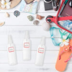 12-piece Travel Refill Set, 8 X 100 Ml Spray Bottles, 2 Mini Funnels & 2 Droppers, With Labels—accessory Set
