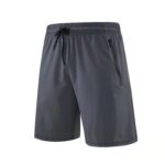 Men Summer Solid Quick Dry Loose 5 Inch Shorts, Casual Fitness Running Shorts For Student Morning Jog