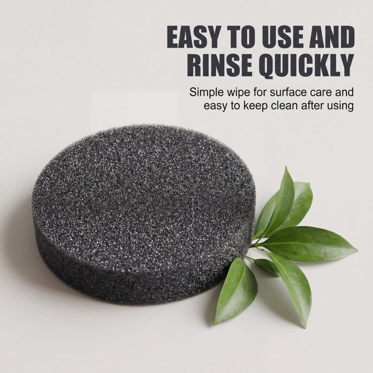 Jue Fish Stainless Steel Pot Cleaning Sponge, For Cleaning Pots And Removing Burnt Marks, Maintenance Type, With Gloves, Scratch-Resistant, Easy To Clean