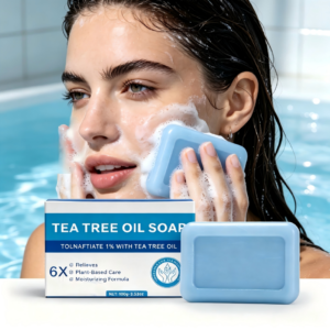 Rounded Corner Blue Tea Tree Soap