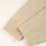 Oversized Crew Neck Button Knit Cardigan Women Soft Puff Sleeve Sweater Coat