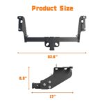 Black Class 3 Tow Trailer Hitch 2 Inch Receiver Compatible With 1983-2011 Ford Ranger 1994-2009 Mazda B2300 B3000 B4000 Pickup
