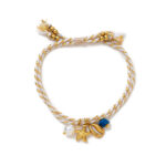 Shell Crystal Green Rice-bead Multi-layer Stacked Bracelet For Women