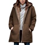 Vest With Hood Coat Print Dress Women's Style