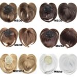 Womens Fashionable Wig High-temperature Synthetic Fiber With A Lace Front And Bangs