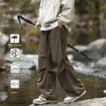 American-style Pleated Cargo Pants For Men And Women