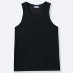 Men's Summer Solid Color Loose Sleeveless Knitted Tank Top, U-Neck Casual Knit Vest