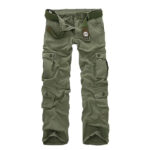 Men's Cargo Pants 3D Multi Pockets Loose Straight Leg Work Pants Wear Resistant Outdoor Casual Hiking Trousers Plus Size