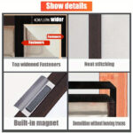 Classic Country-style EVA Polyethylene Air Conditioner Door Curtain, Magnetic Closure, Windproof, Blocks Cold Air, Smoke Barrier, Easy To Install, Suitable For All Seasons, Waterproof, Unlined, Plain