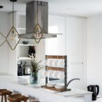 Iron-wood Combination Shelving Unit With A Double-layer Double-sided Cup Holder