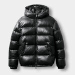 Mens Winter Cotton-padded Coat With Hood