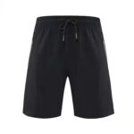 Men Summer Solid Quick Dry Loose 5 Inch Shorts, Casual Fitness Running Shorts For Student Morning Jog