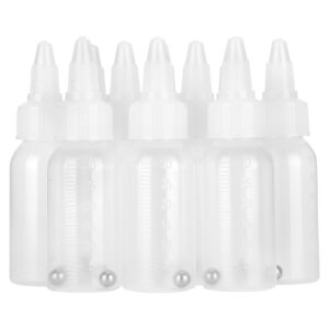 30ml Empty Paint Bottle Corrosion Resistance Squirt Pigment Condiment Container With Scale
