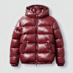 Mens Winter Cotton-padded Coat With Hood