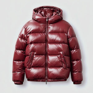 Mens Winter Cotton-padded Coat With Hood