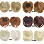 Womens Fashionable Wig High-temperature Synthetic Fiber With A Lace Front And Bangs