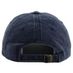 El Mejor Abuelo Washed Navy Baseball Cap, Embroidered Star Vintage Hat