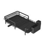 Extendable Dish And Utensil Rack For Storing Bowls And Cups
