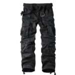 Men's Cargo Pants 3D Multi Pockets Loose Straight Leg Work Pants Wear Resistant Outdoor Casual Hiking Trousers Plus Size