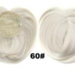 Womens Fashionable Wig High-temperature Synthetic Fiber With A Lace Front And Bangs