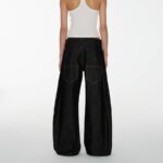 Womens Relaxed-fit Straight-leg Pants American Style