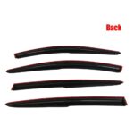 Fits 16-22 H Onda HRV Mugen Style Acrylic Window Visors Rain Sun Guard 4Pc