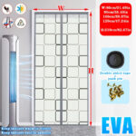 EVA Magnetic Thermal Insulating Door Curtain, Single Piece, Simple And Stylish Windproof Self-closing Door Curtain, For Home Living Room And Bedroom
