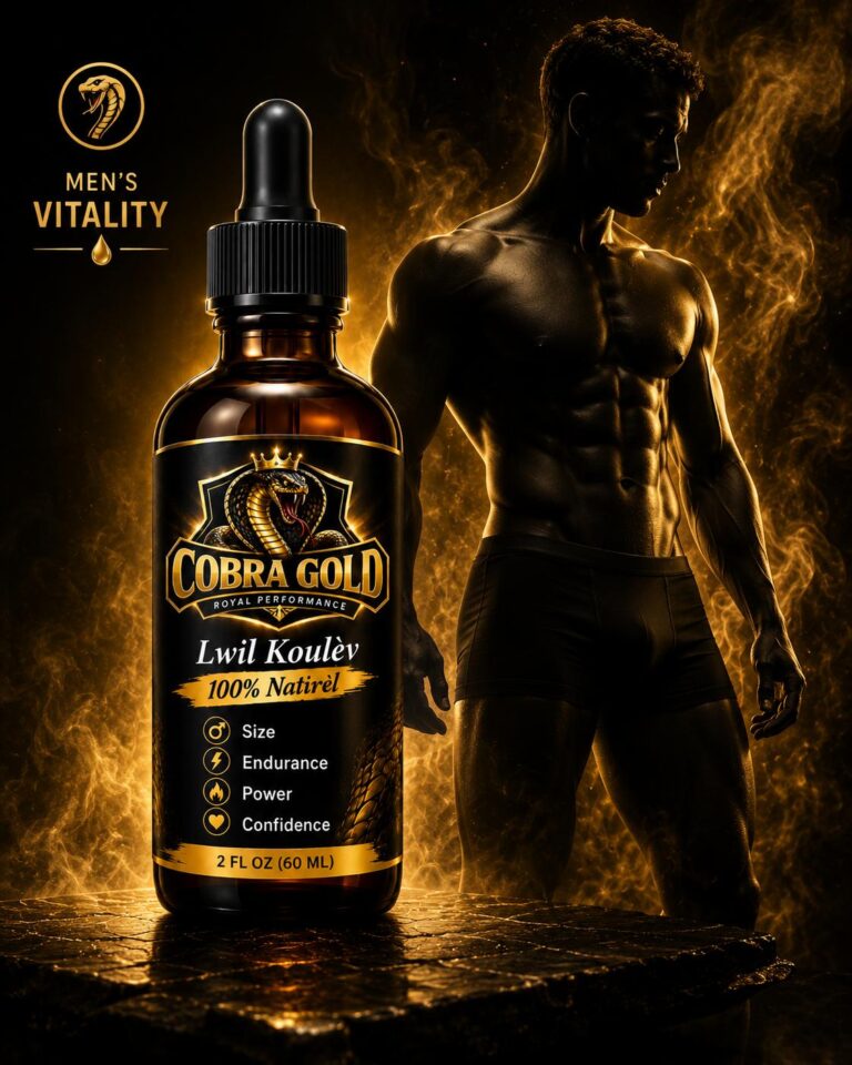 Cobra Gold Royal Performance Oil – 100% Natural Snake Oil (2 FL OZ / 60 ML) Natural Lwil Koulèv