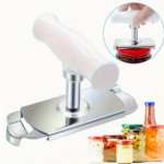 Stainless Steel Multi Function Bottle Cap Opener Adjustable Jar Lid Screw Can Opener Labor Saving Kitchen Gadget
