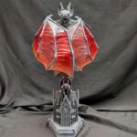 Bat Wing Table Lamp Halloween Resin Ornaments