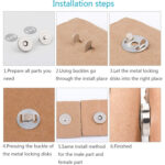 Set Of 30 Magnetic Buttons For DIY Crafts And Handicraft Projects—Party Decorations