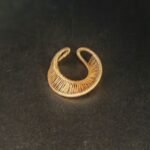Niche Intricately Cut-out Statement Ring With A Luxurious Versatile Vibe