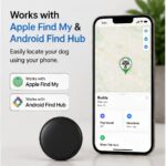 Dog GPS Tracker For Find My & Android Find Hub, Bluetooth Pet Locator Tag, No Monthly Fee, Waterproof Anti-Lost Tracker For Dogs
