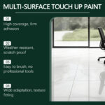 Multi-Purpose Repair Paint White Repair Paint Apply Waterproof Wall Tile Renovation Cover Stains