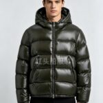 Mens Winter Cotton-padded Coat With Hood