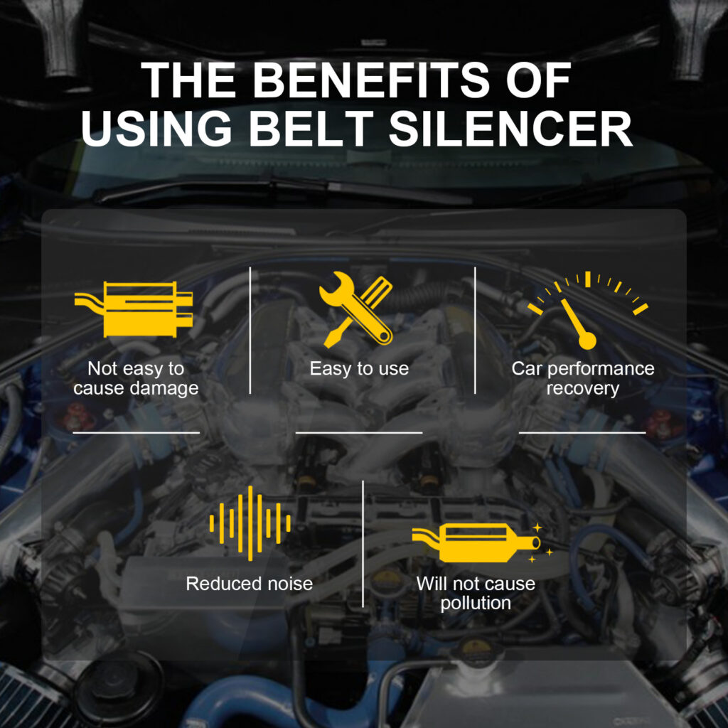 Homonth Car Engine Belt Noise Reducer, Car Engine Belt Noise Elimination, Maintenance And Lubrication Agent