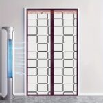 Classic Country-style EVA Polyethylene Air Conditioner Door Curtain, Magnetic Closure, Windproof, Blocks Cold Air, Smoke Barrier, Easy To Install, Suitable For All Seasons, Waterproof, Unlined, Plain