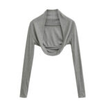 Shrug Short Cape Shoulder-covering Sun-protection Layering Piece Sleeveless Cardigan