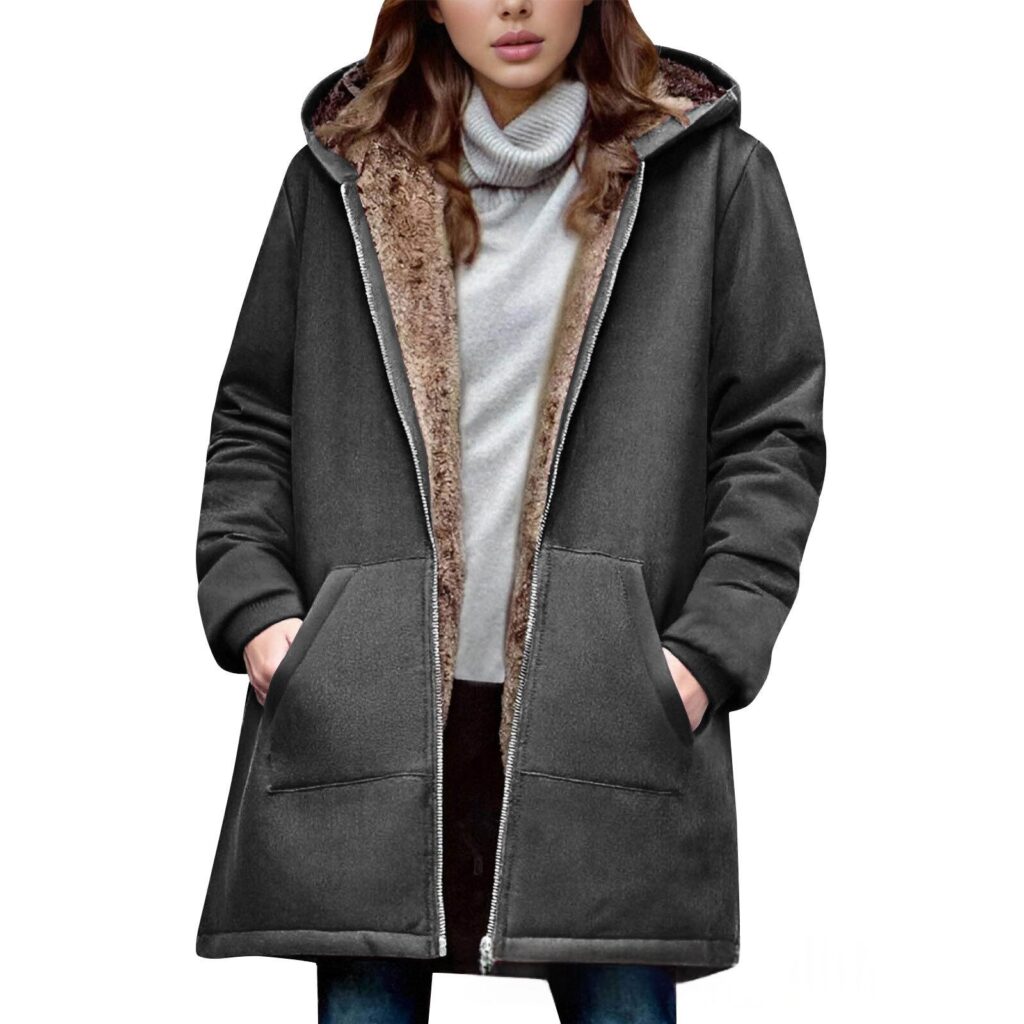 Vest With Hood Coat Print Dress Women's Style