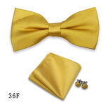 Mens Formalwear Accessory Burgundy Bow Tie Set