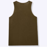 Men's Summer Solid Color Loose Sleeveless Knitted Tank Top, U-Neck Casual Knit Vest