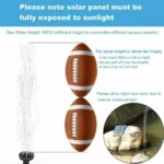 Garden Solar Water Pond Pump Powered Panel Kit Outdoor Pool Fountain Submersible