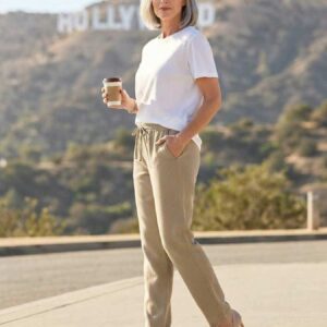 Ladies Long Trousers, Straight Leg Pants, Women Casual Pants, Casual Pants, Women Pants, Sports Pants, Women’s Long Pants, Sweatpants, Casual Drawstring Pants Women Everyday Wear Bottoms