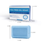 Rounded Corner Blue Tea Tree Soap