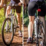 Bicycle Accessory Set (Front & Rear) + Spoke Clips – Silver & Yellow – Complete Set For City, Trekking, And Everyday Bikes – Practical Bicycle Accessories