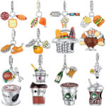 DIY Dripping-oil Hamburger And Fries Pendant
