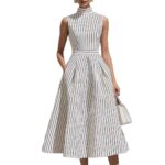 Womens Sleeveless Long Casual Dress