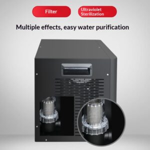 Built-in Pump Filtration Ice Bucket With An Ice Bath Machine